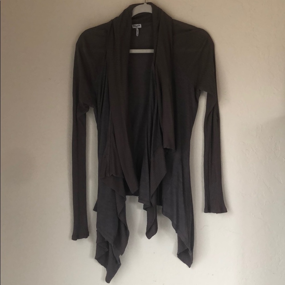Splendid | long sleeve open waterfall cardigan